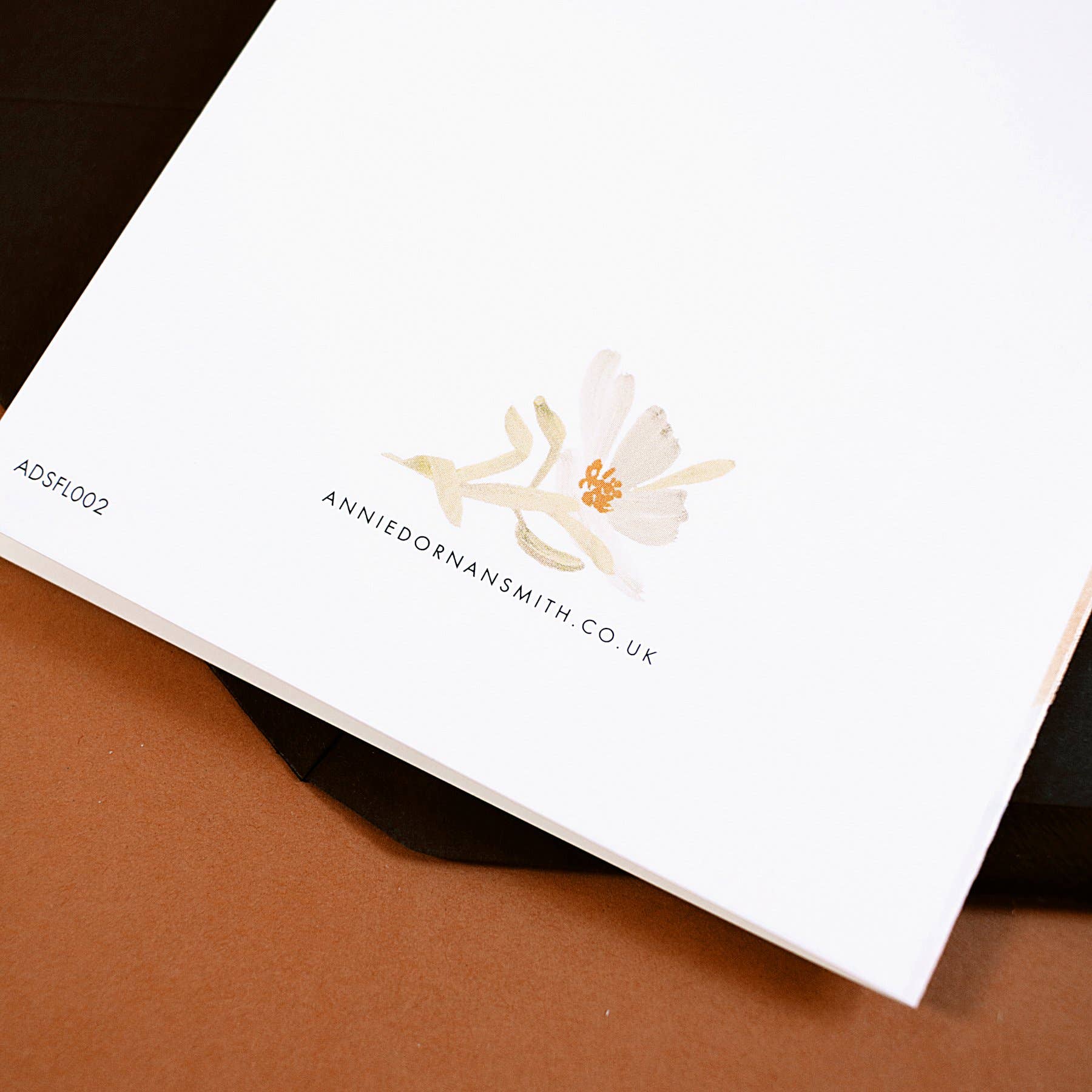You are Blooming Lovely Floral Thank You / Love Card