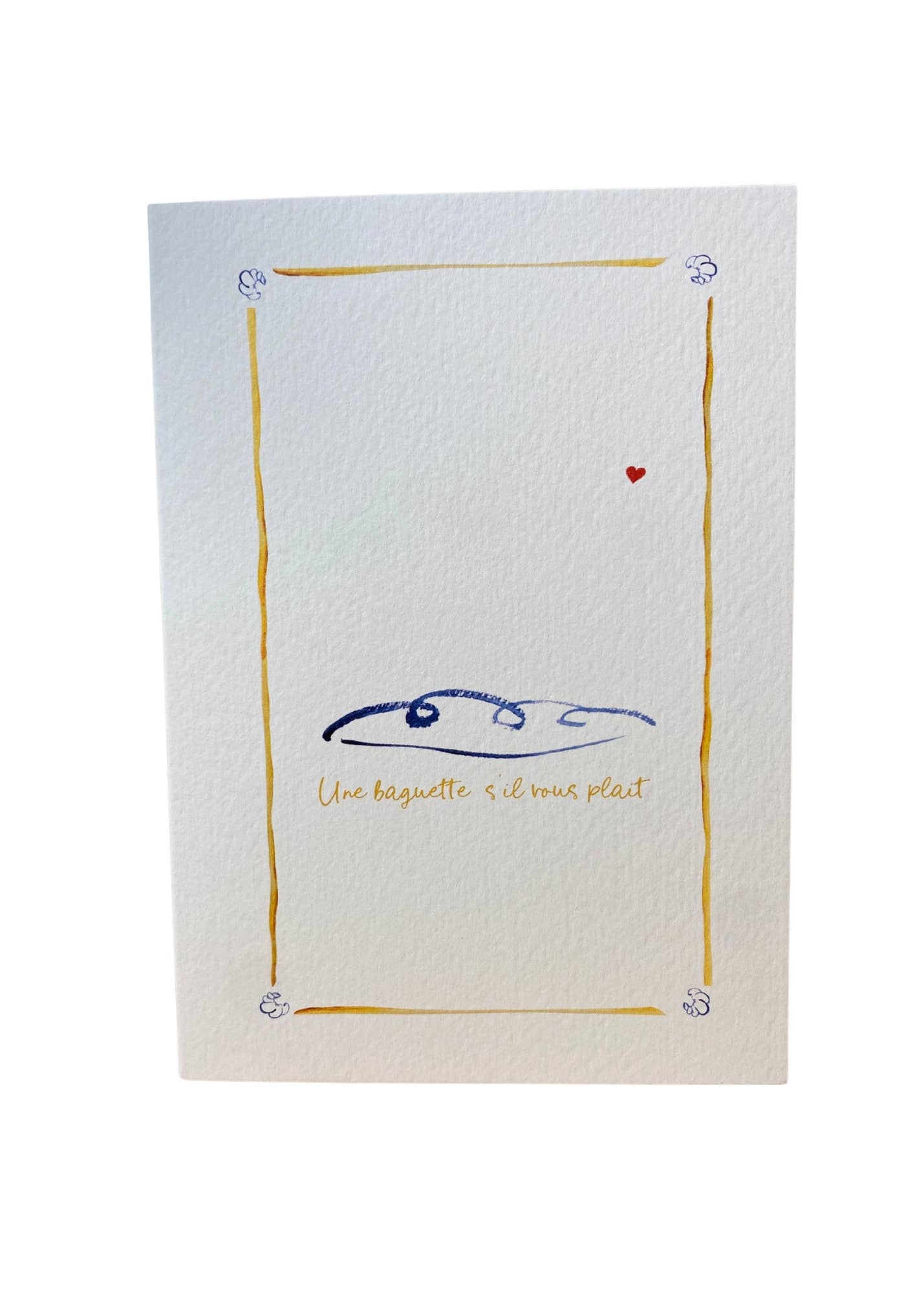 Une Baguette Greetings Card