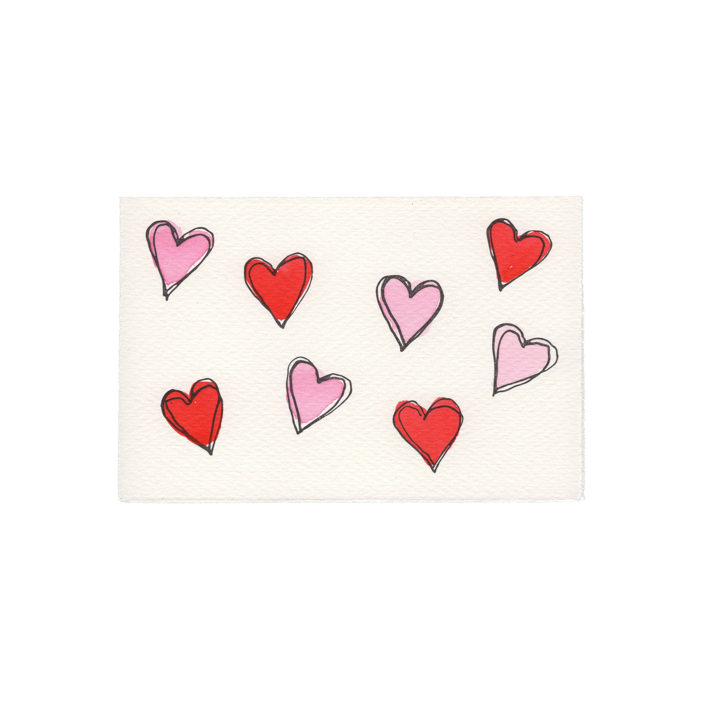 Hearts Valentine Love Greeting Card