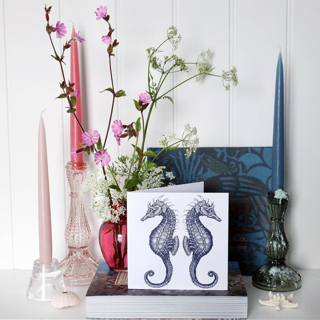 Seahorse Greetings Card
