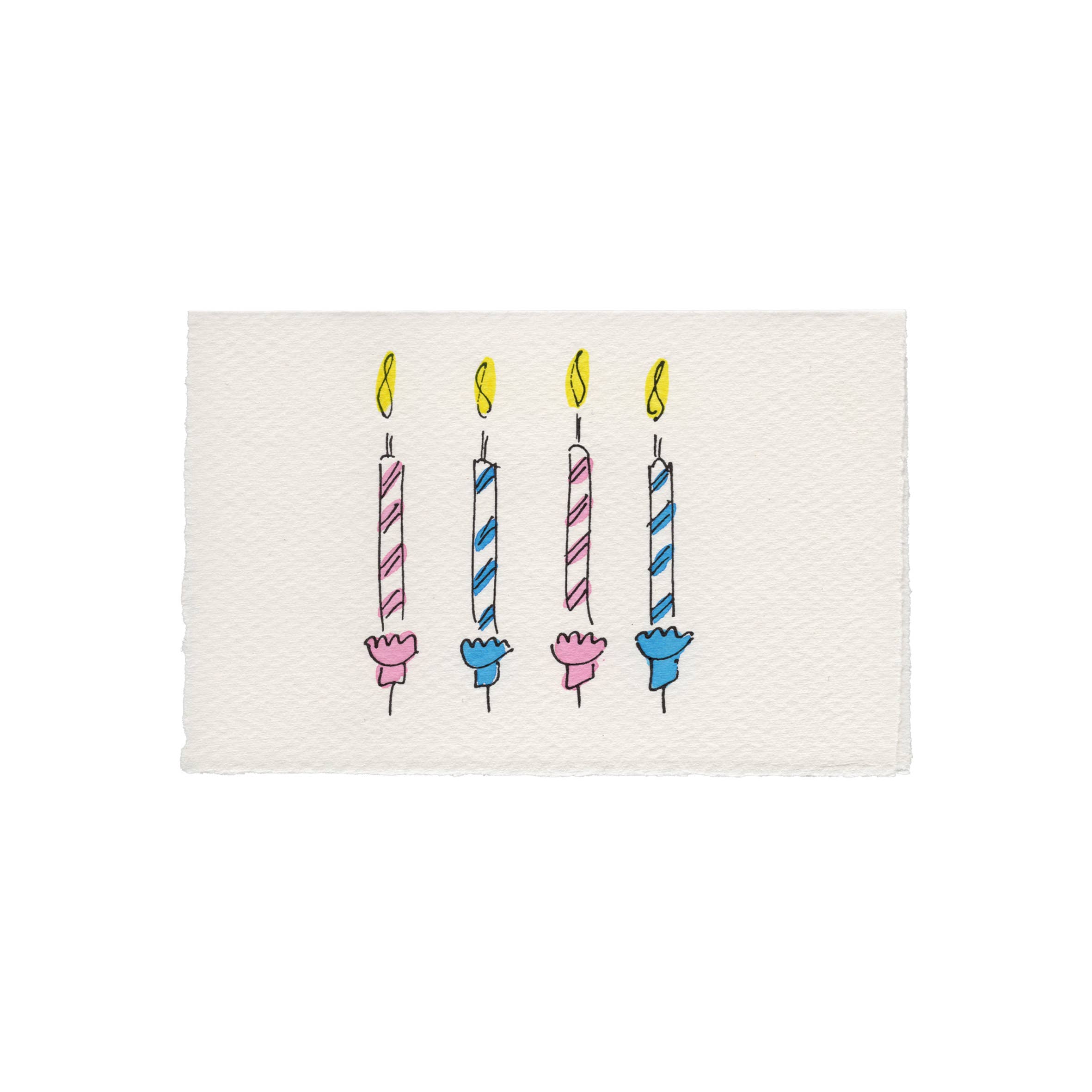 Birthday Candles Card: 1