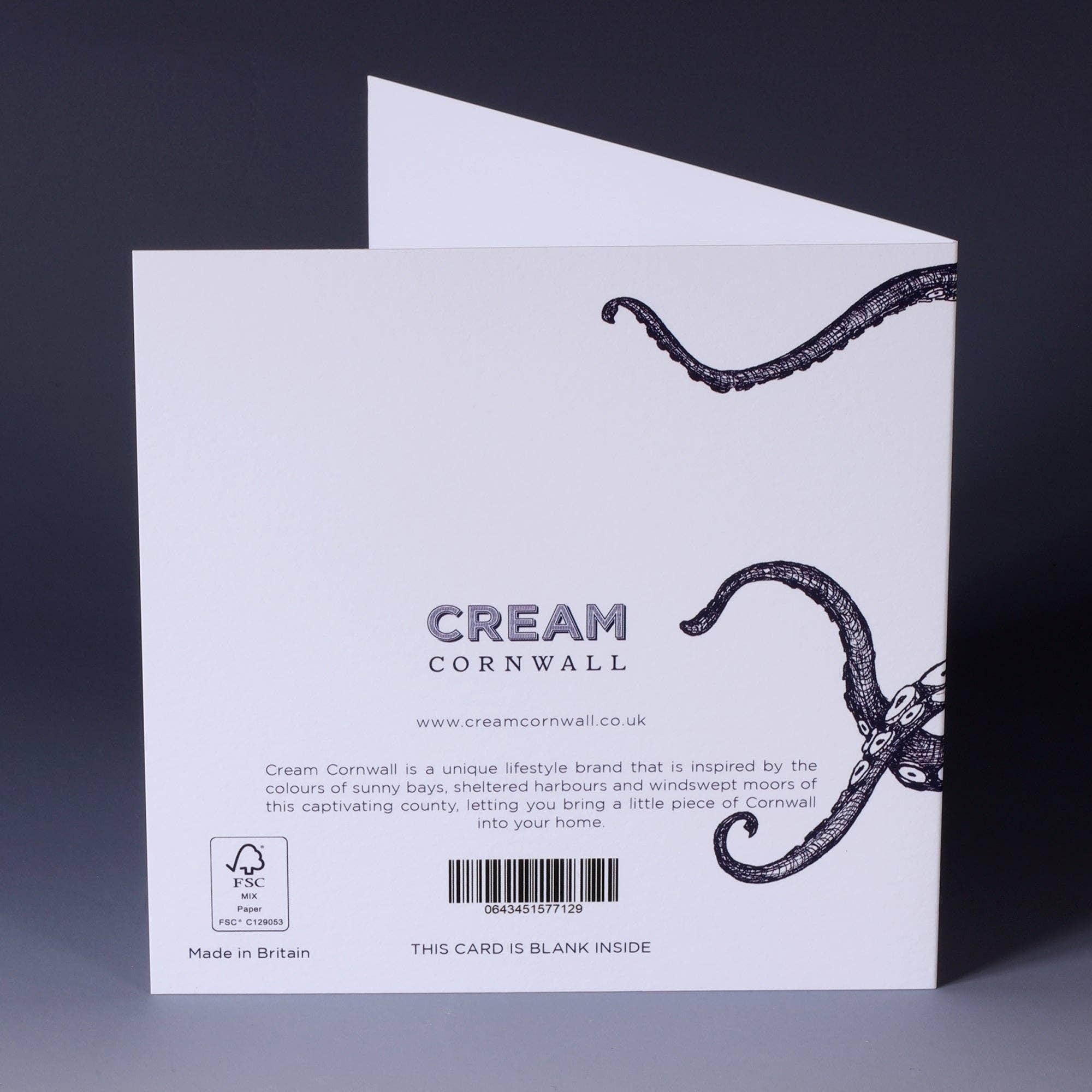 Octopus Greetings Card