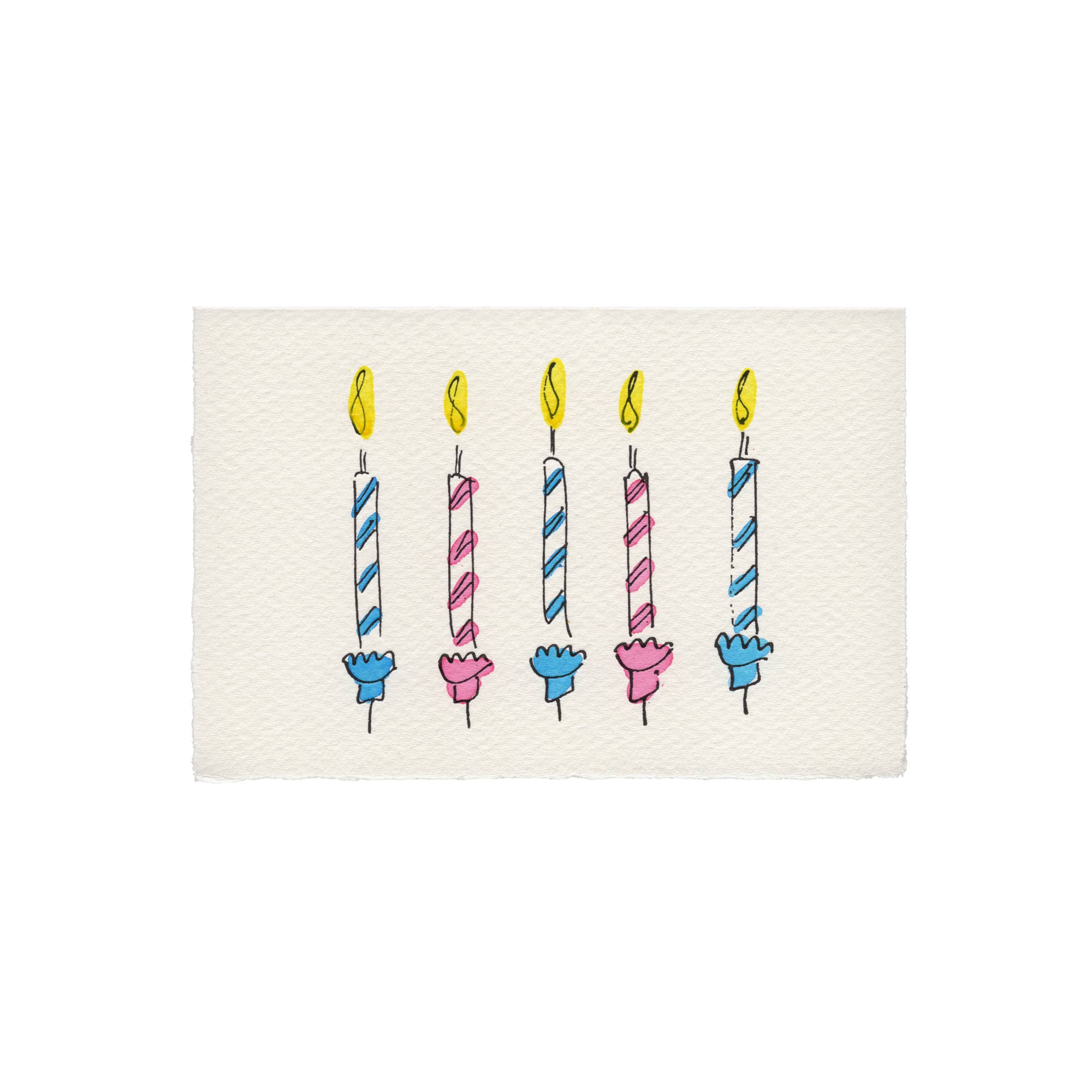 Birthday Candles Card: 1