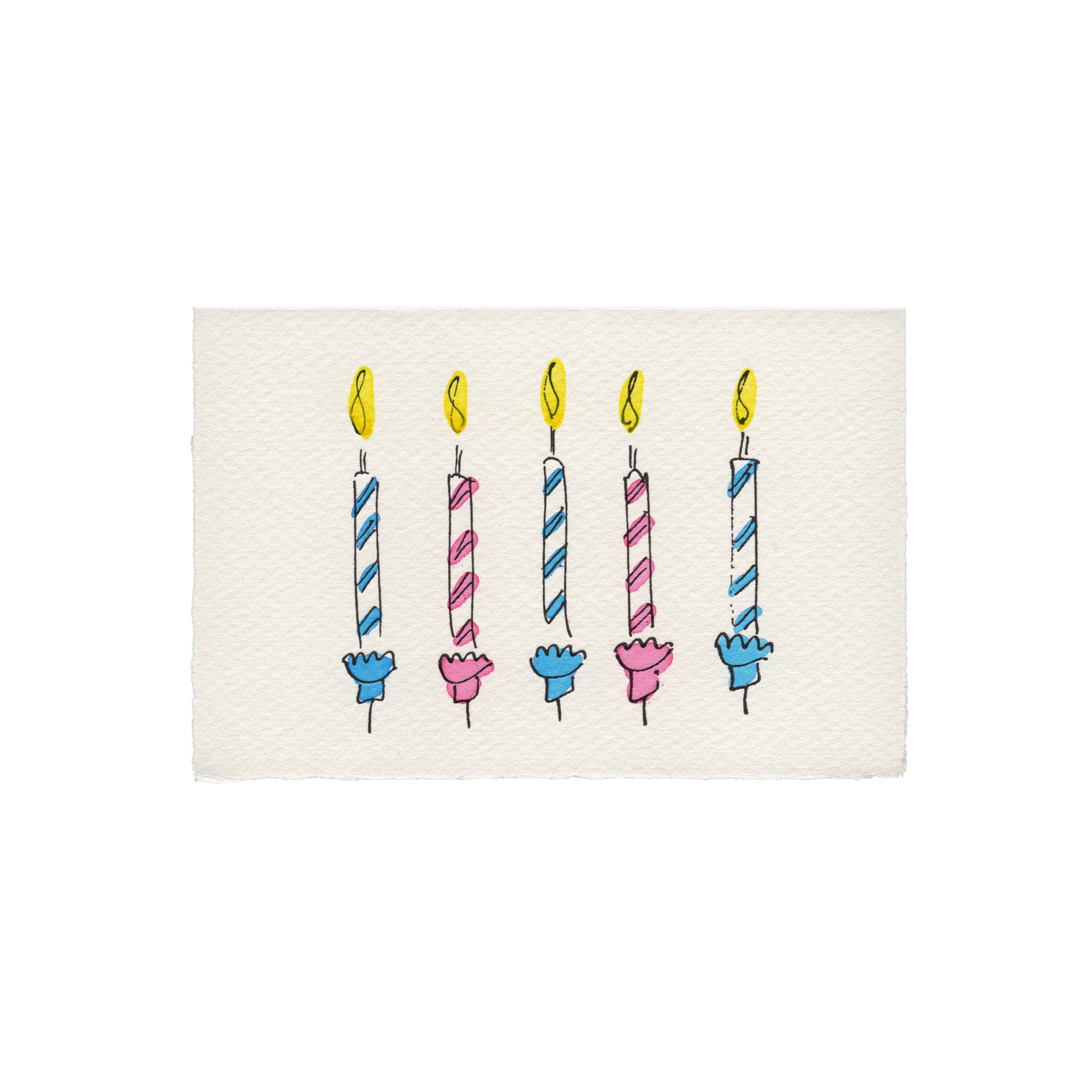 Birthday Candles Card: 1