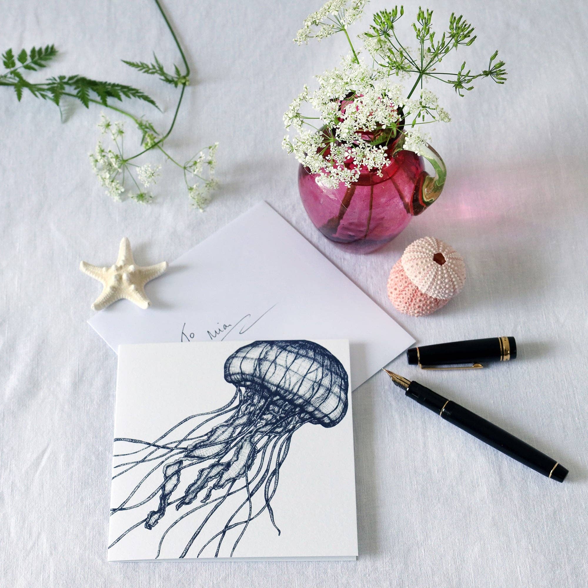 Jellyfish Greetings Card