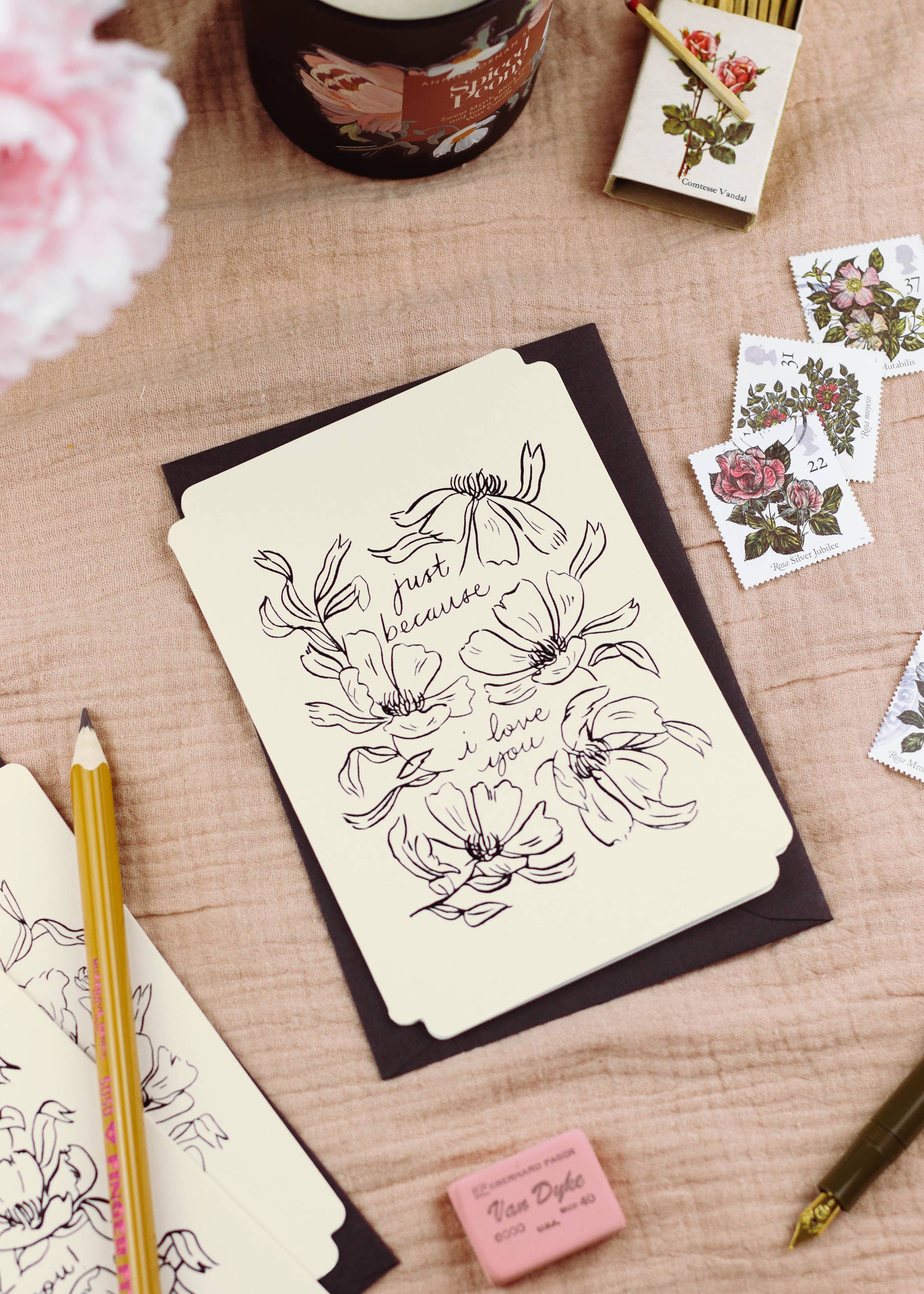 Just Because I Love You Card