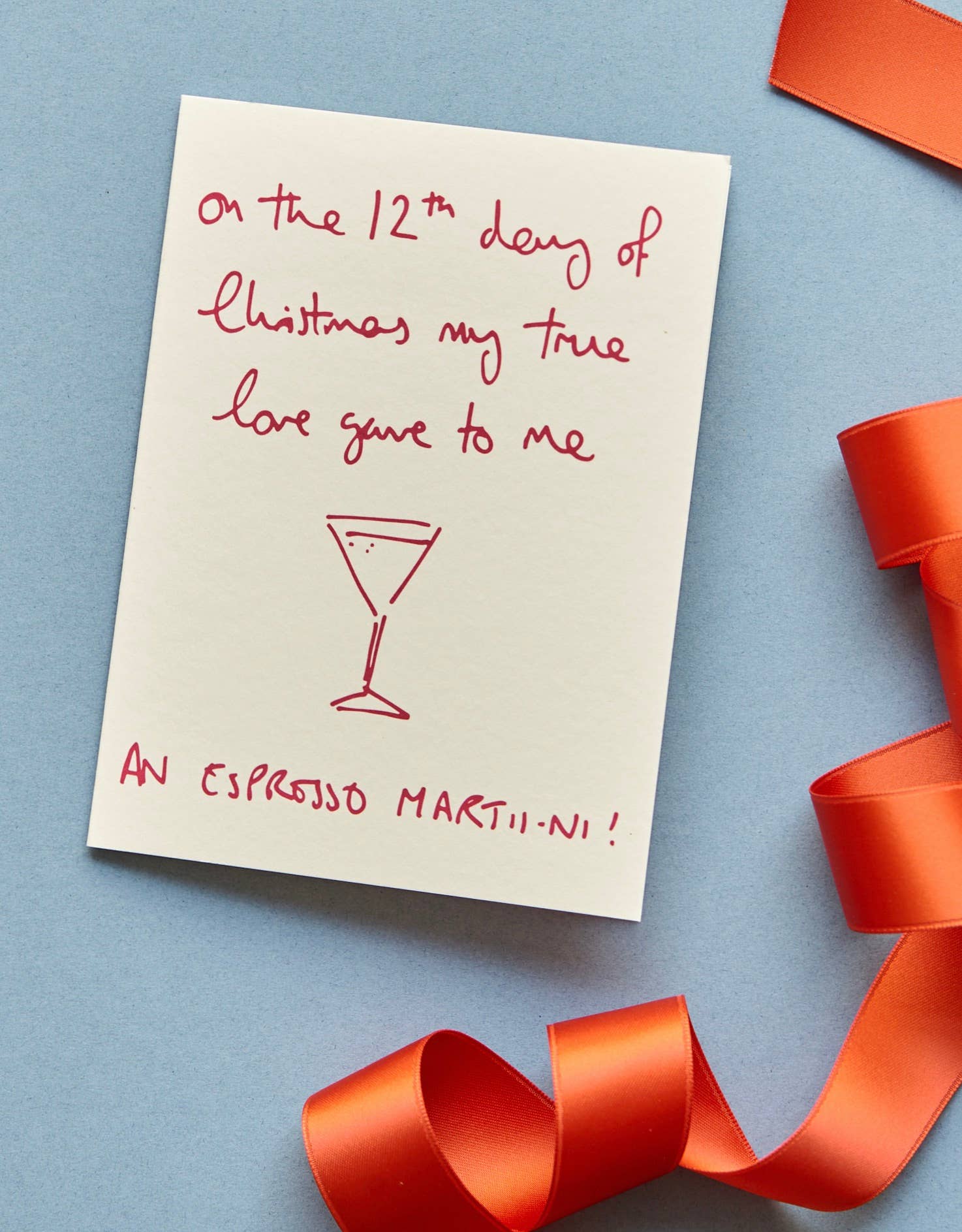 Espresso Martini Christmas Card