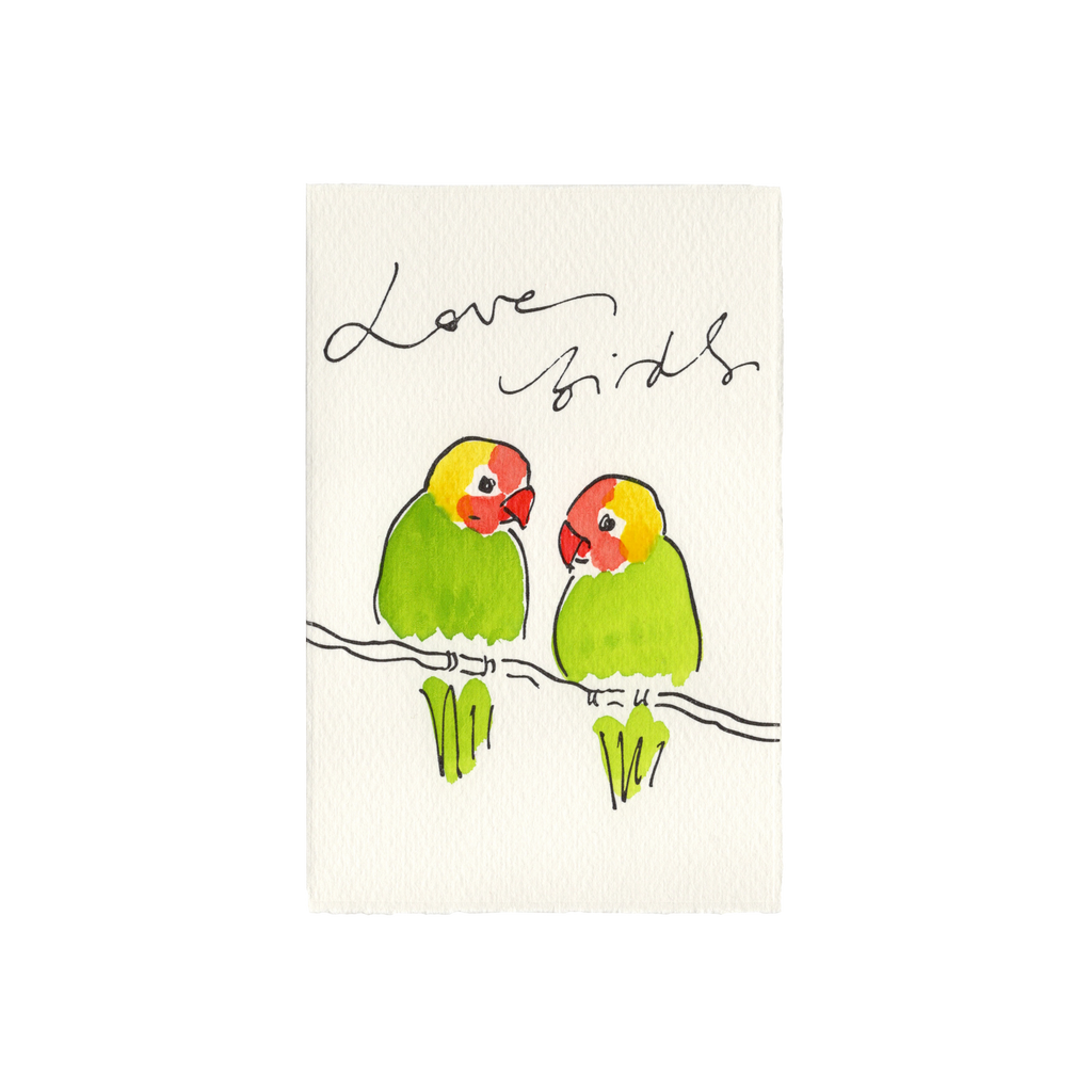 Love Birds Valentine Card