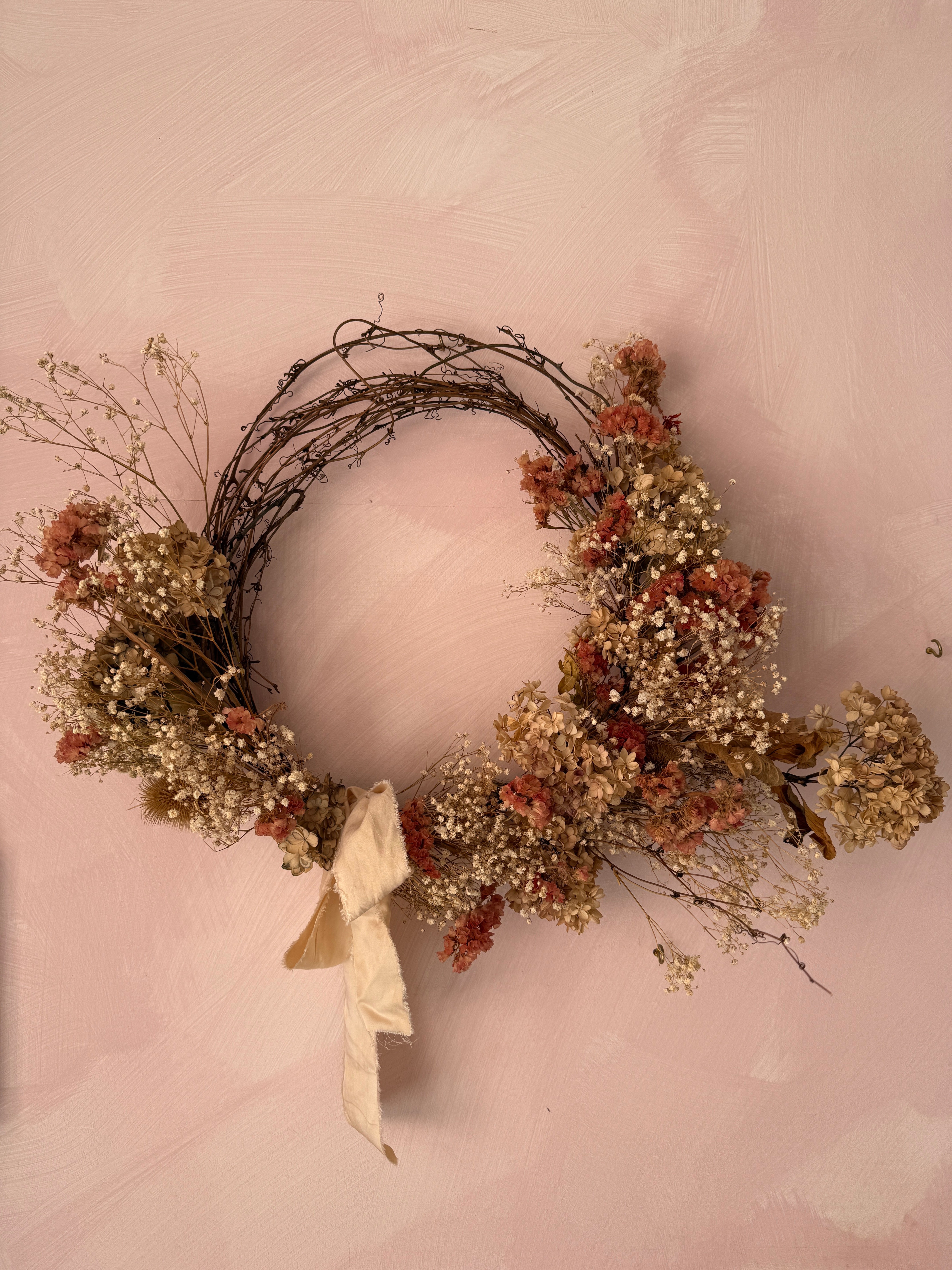Autumnal Dried Wreath Workshop