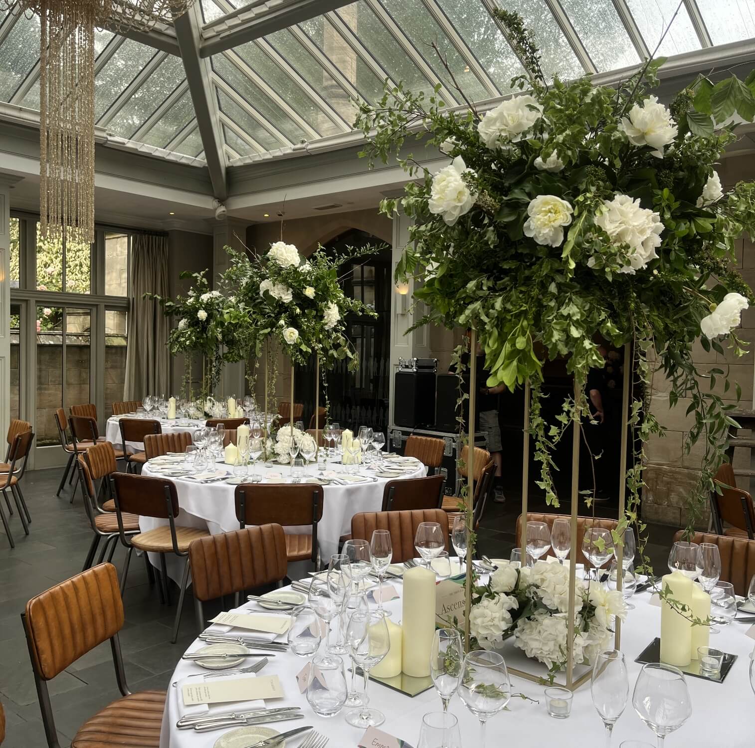 Bespoke wedding centrepieces