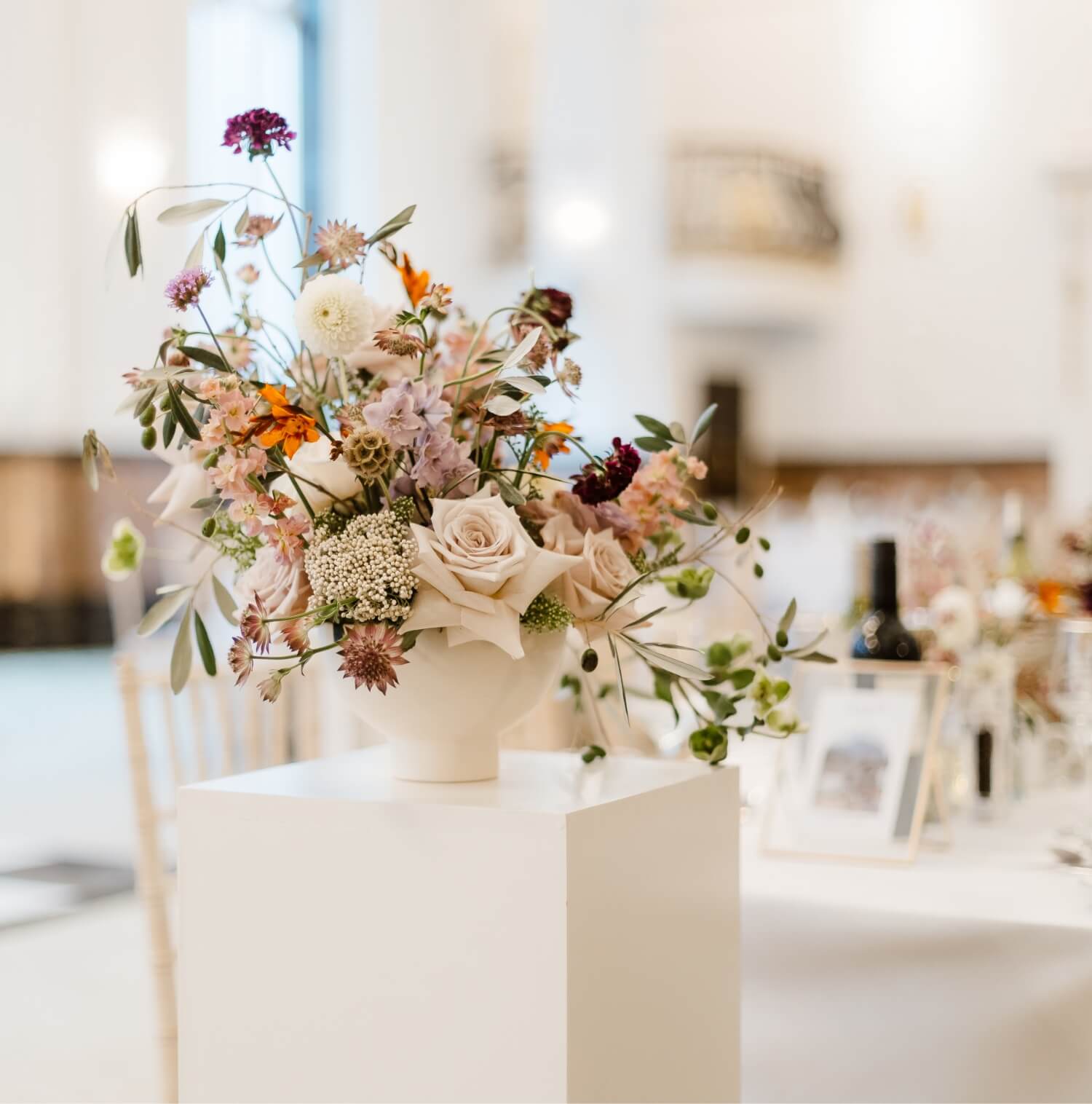 Elegant bespoke wedding flowers
