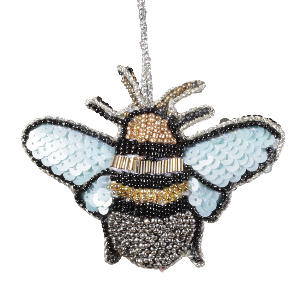 Beaded Bee Hanging Decoration