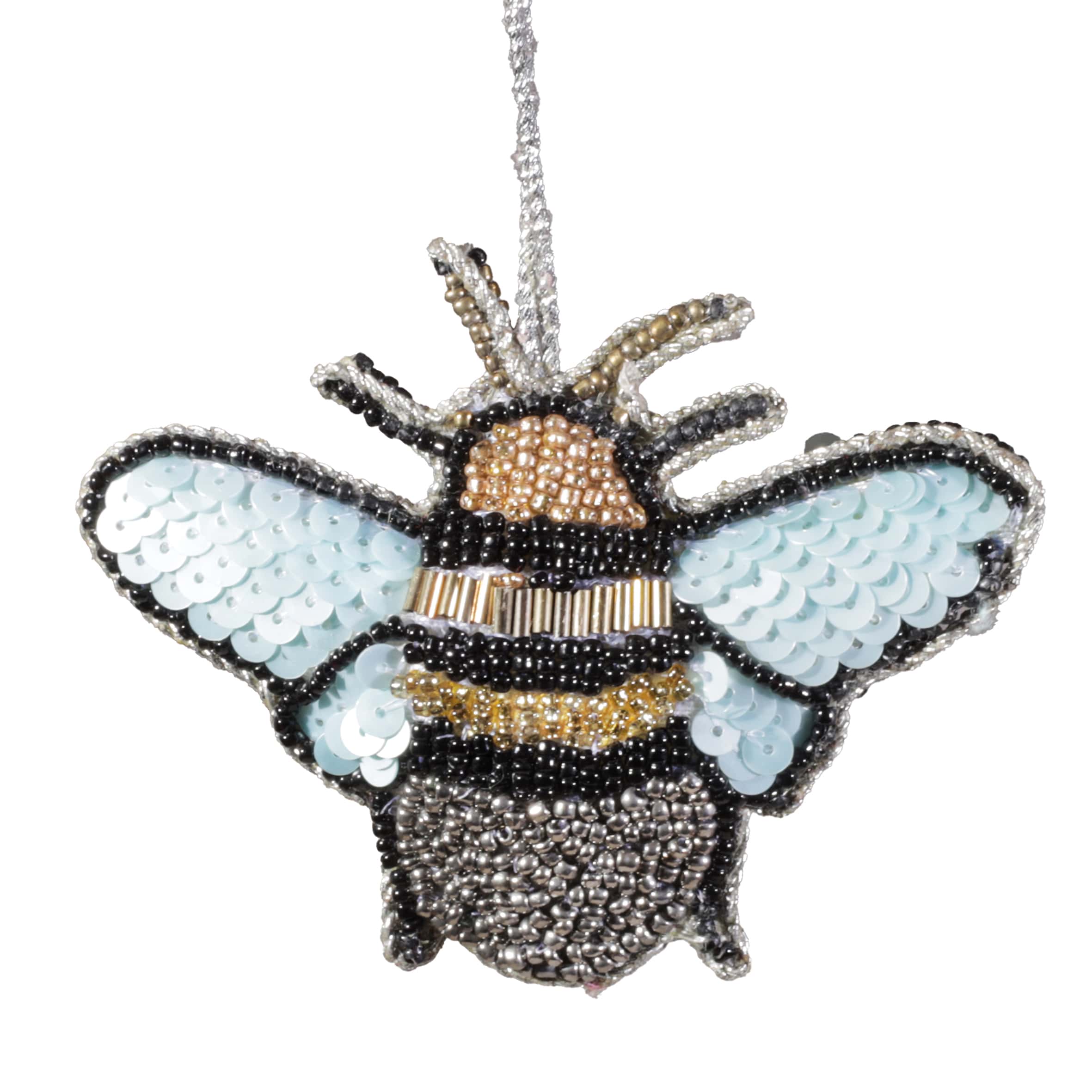 Beaded Bee Hanging Decoration
