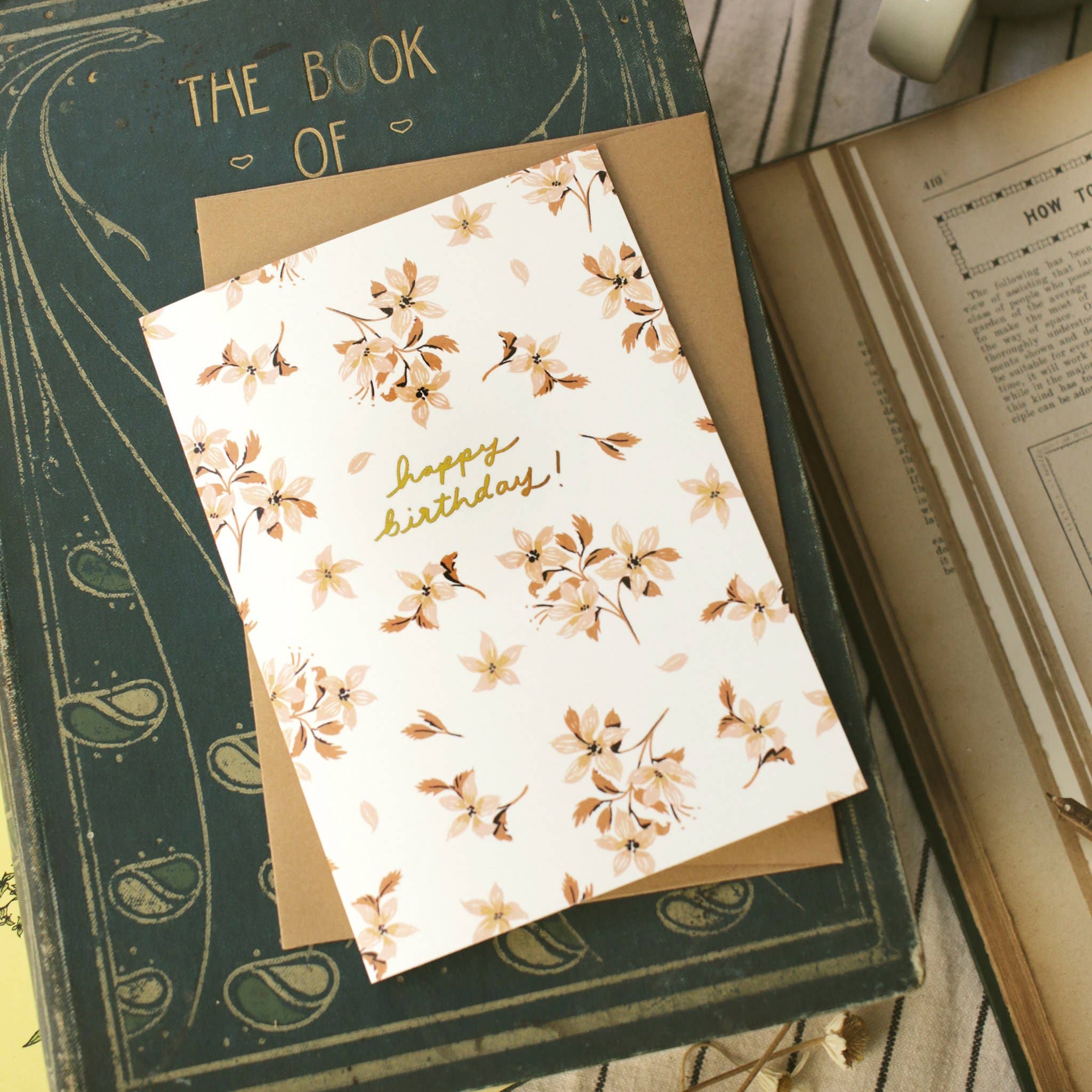 Ditsy Floral Print Cottagecore Birthday Card
