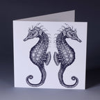 Seahorse Greetings Card