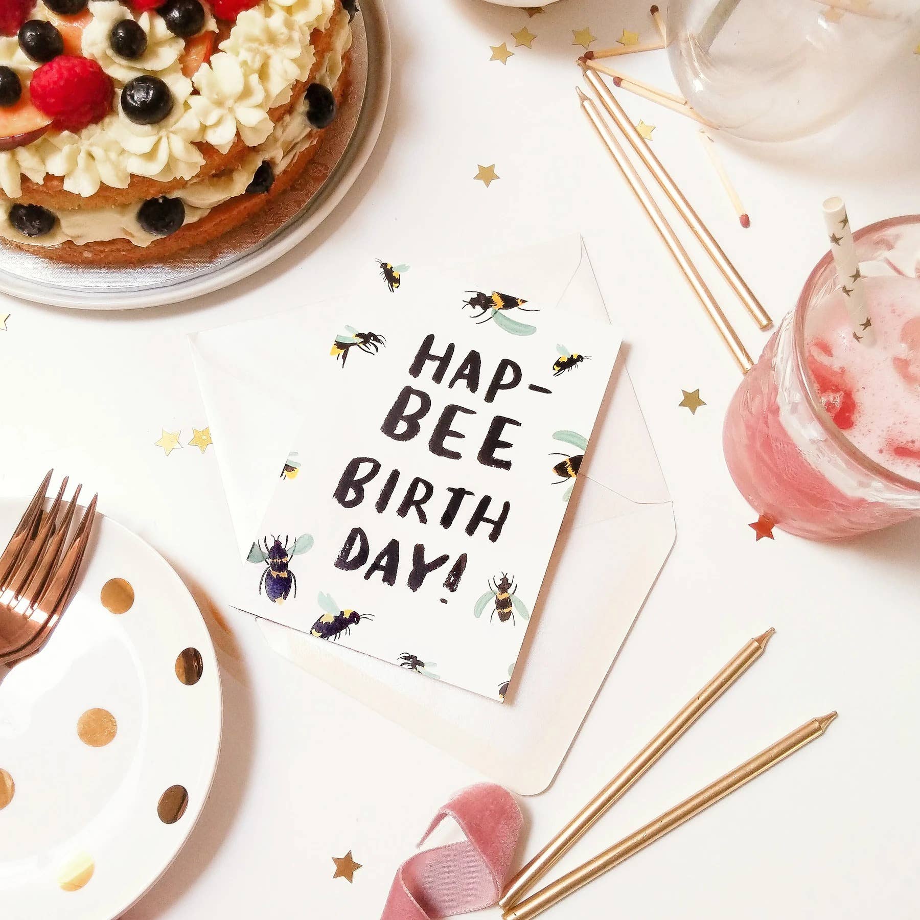 Bee Birthday Card for Bee Lovers