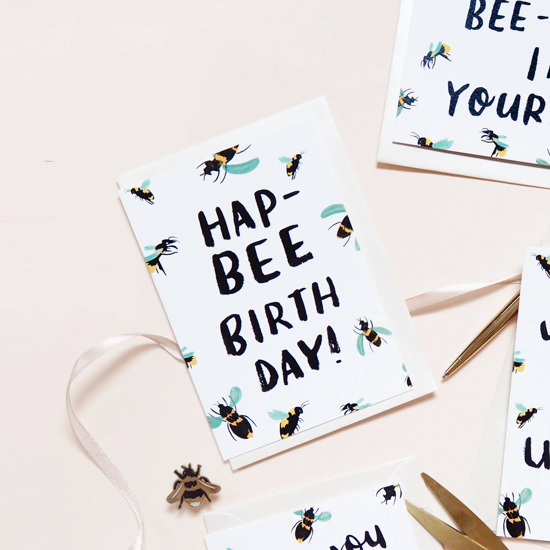 Bee Birthday Card for Bee Lovers