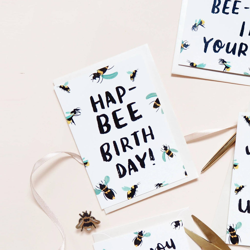Bee Birthday Card for Bee Lovers