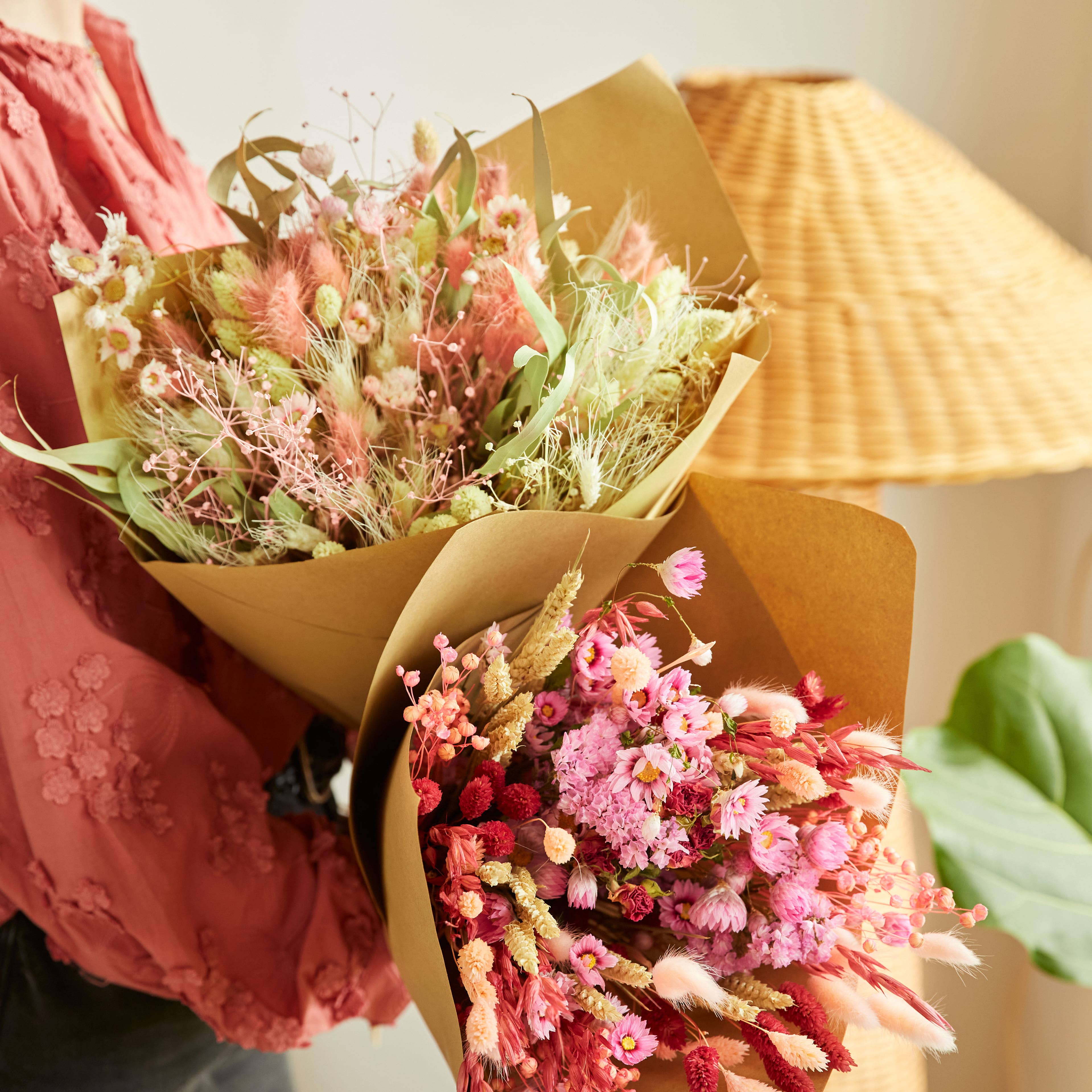 Dried Flowers - Mother's Day Classic Bouquet - Blush