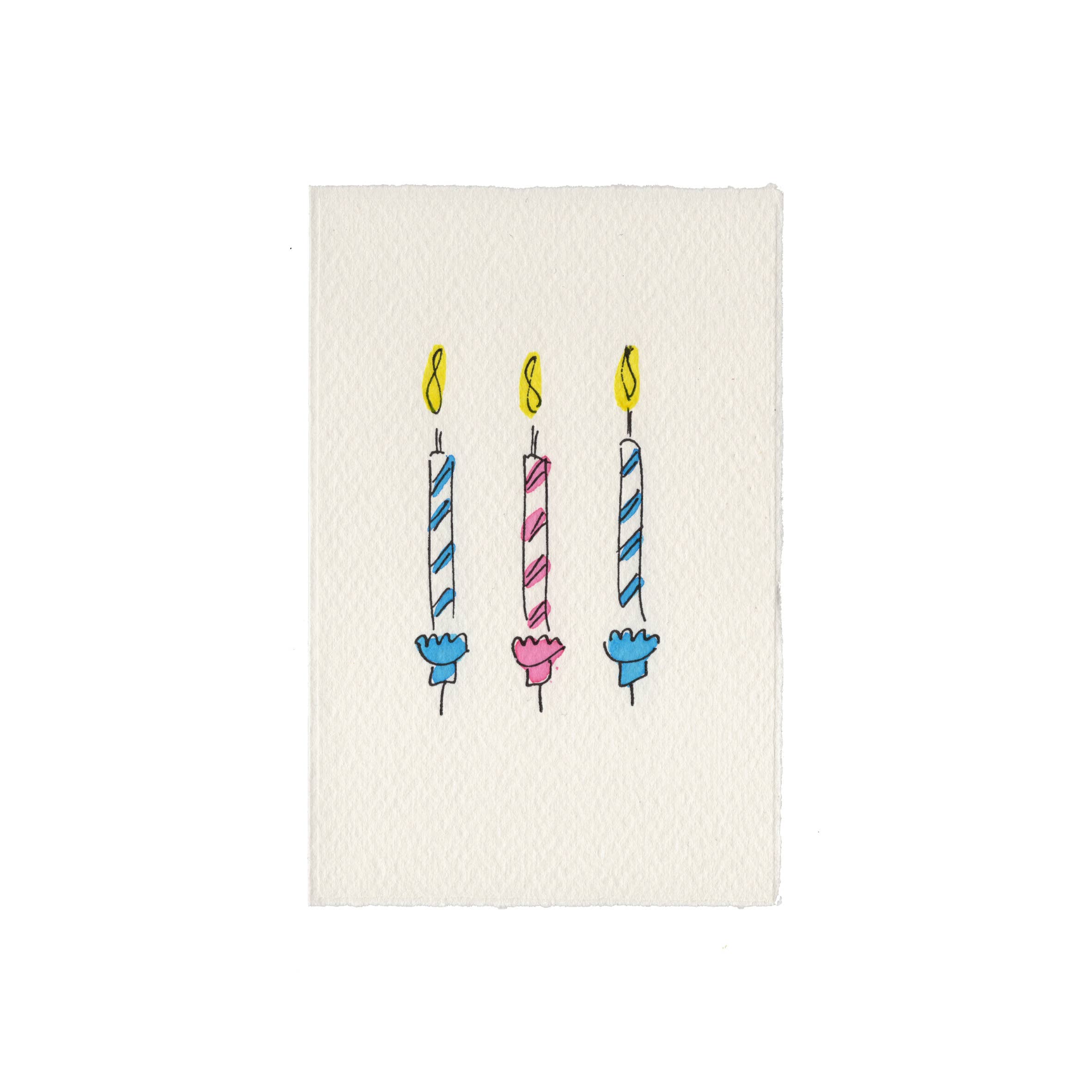 Birthday Candles Card: 1