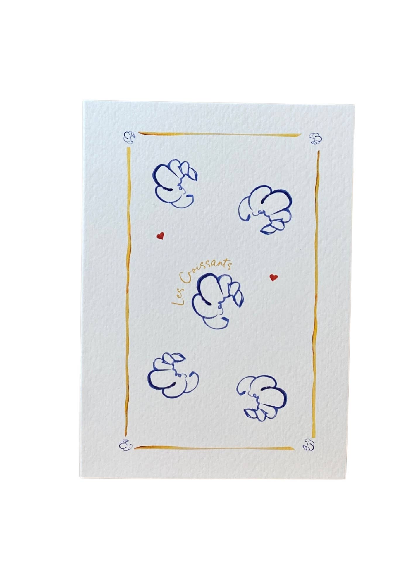 Les Croissants Greetings Card