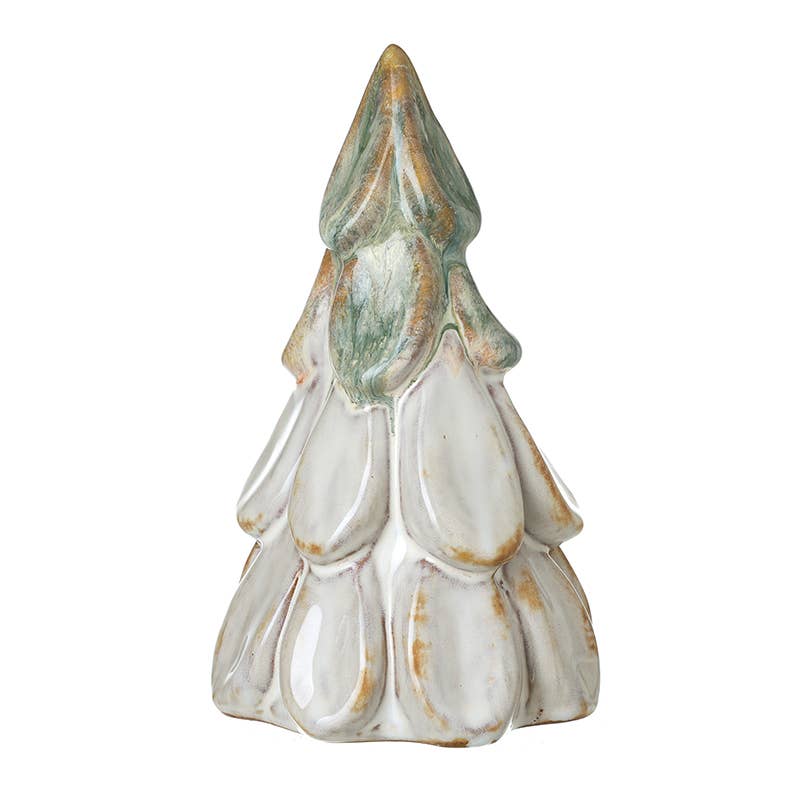 GREEN CERAMIC CHRISTMAS TREE (16cm)