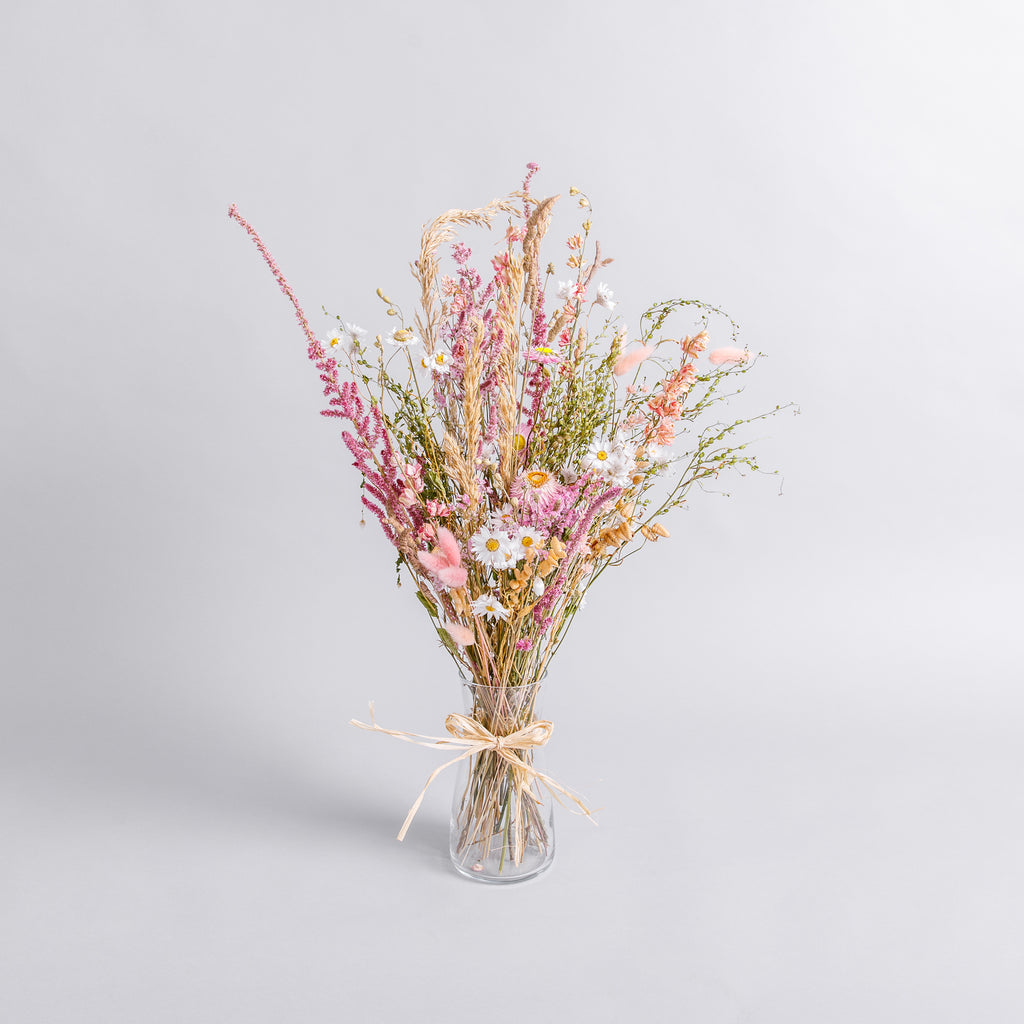 Pink And White Everlasting Posy