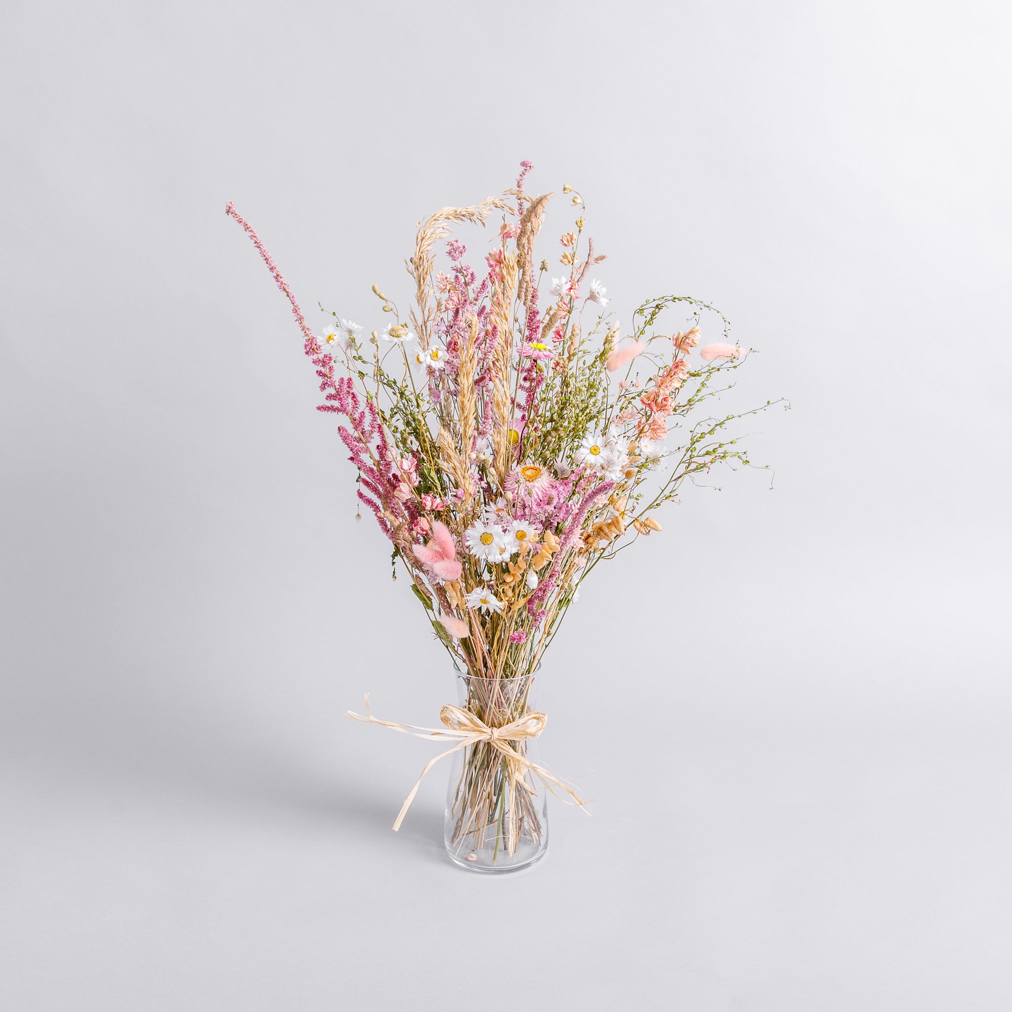 Pink And White Everlasting Posy