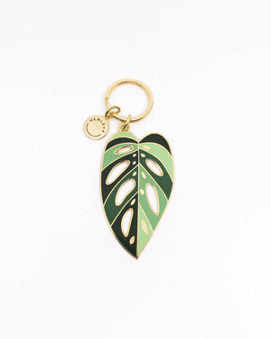 Monstera adansonii 'Archipelago' - Keychain
