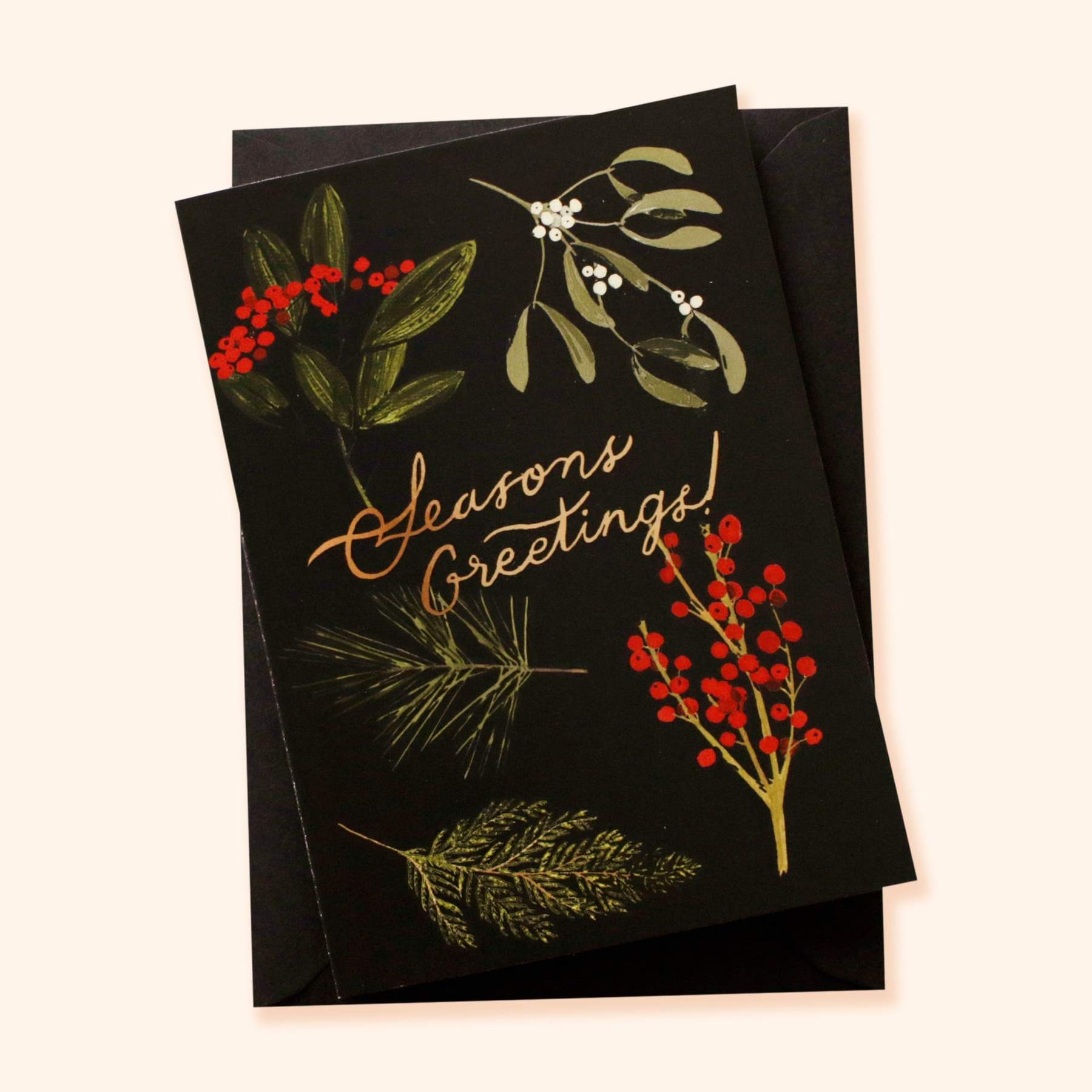 Annie Dornan Smith - Botanical Season's Greetings Christmas card