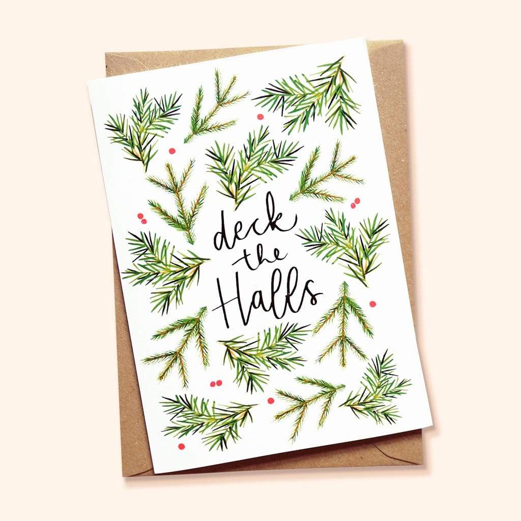Annie Dornan Smith - Deck the Halls card
