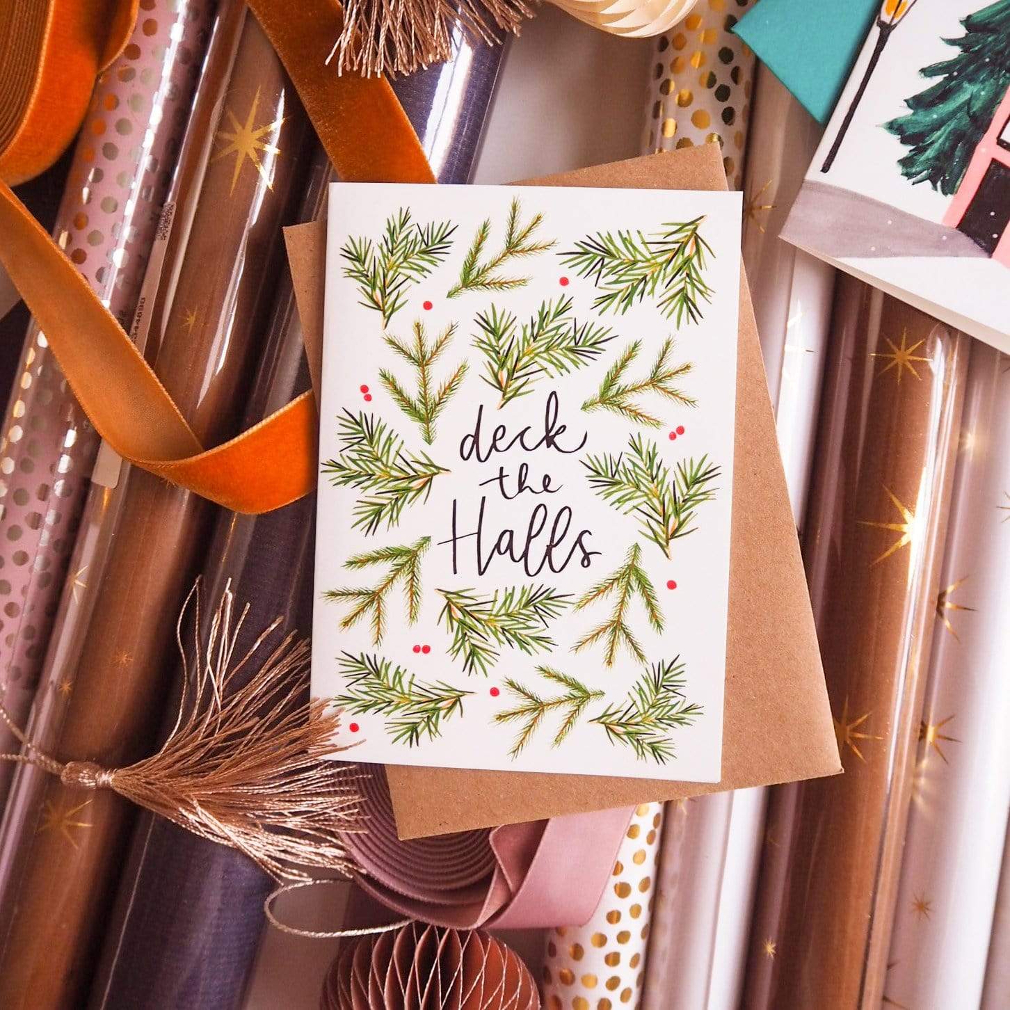 Annie Dornan Smith - Deck the Halls card