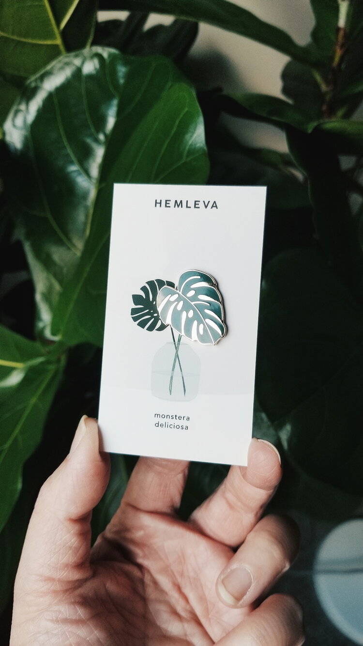 Hemleva - Monstera Pin