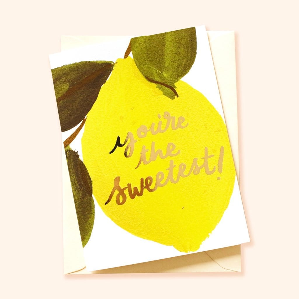 You're the Sweetest - Citrus card